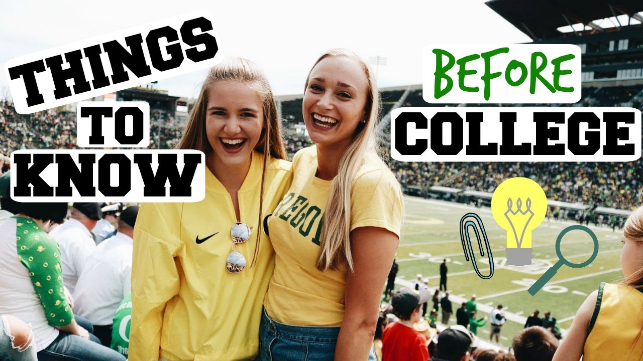 What I Wish I Knew Before College! Freshman Advice!
