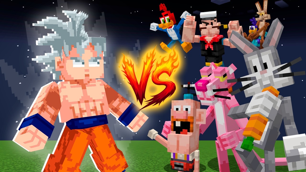 GOKU vs TODA la TOON FORCE en Minecraft