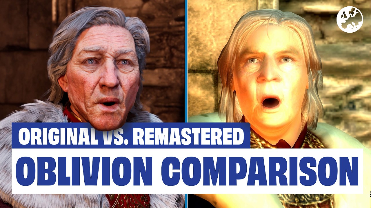 Oblivion Graphics Comparison - Original VS. Remastered