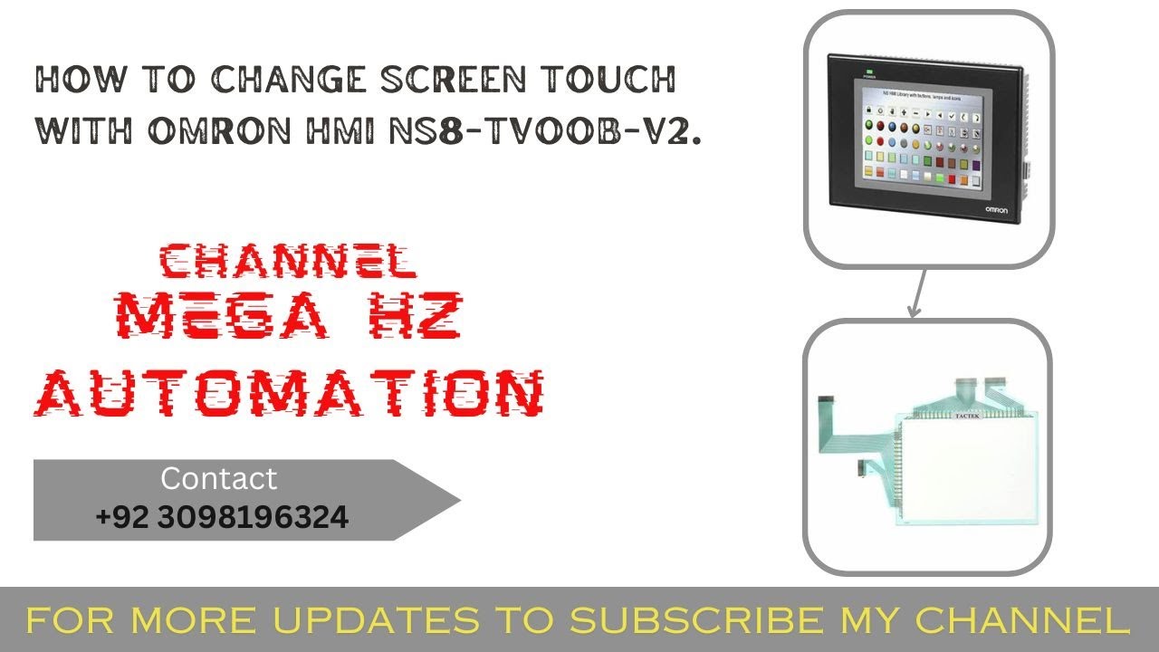 NS8-TVOOB-V2 HMI| How to Touch Change and Testing Omron Series HMI | Omron Programming.