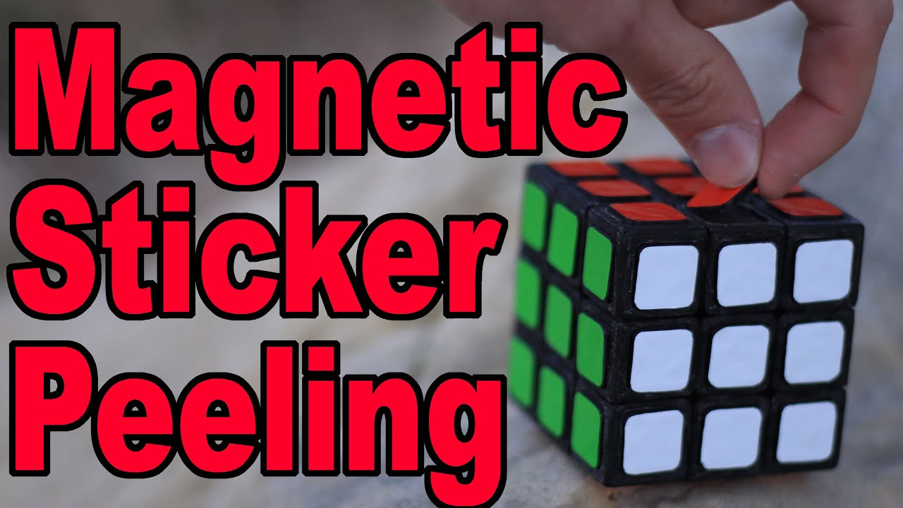 A Better Speedcube, Designed to Peel the Stickers off