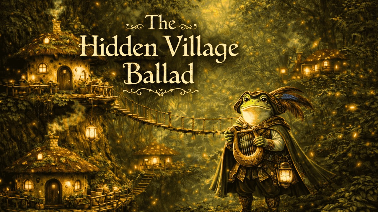 The Bard in the Magical Village 🌿 Celtic Harp & Medieval Fantasy Music for Relaxation & Focus