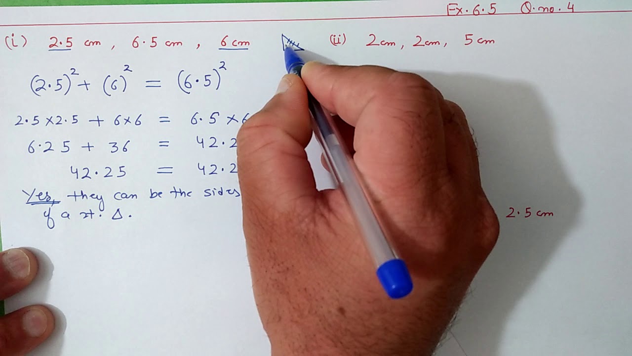 Q.4, Ex.6.5 Chapter:6 The Triangle And Its Properties | Ncert Maths Class 7 | Cbse