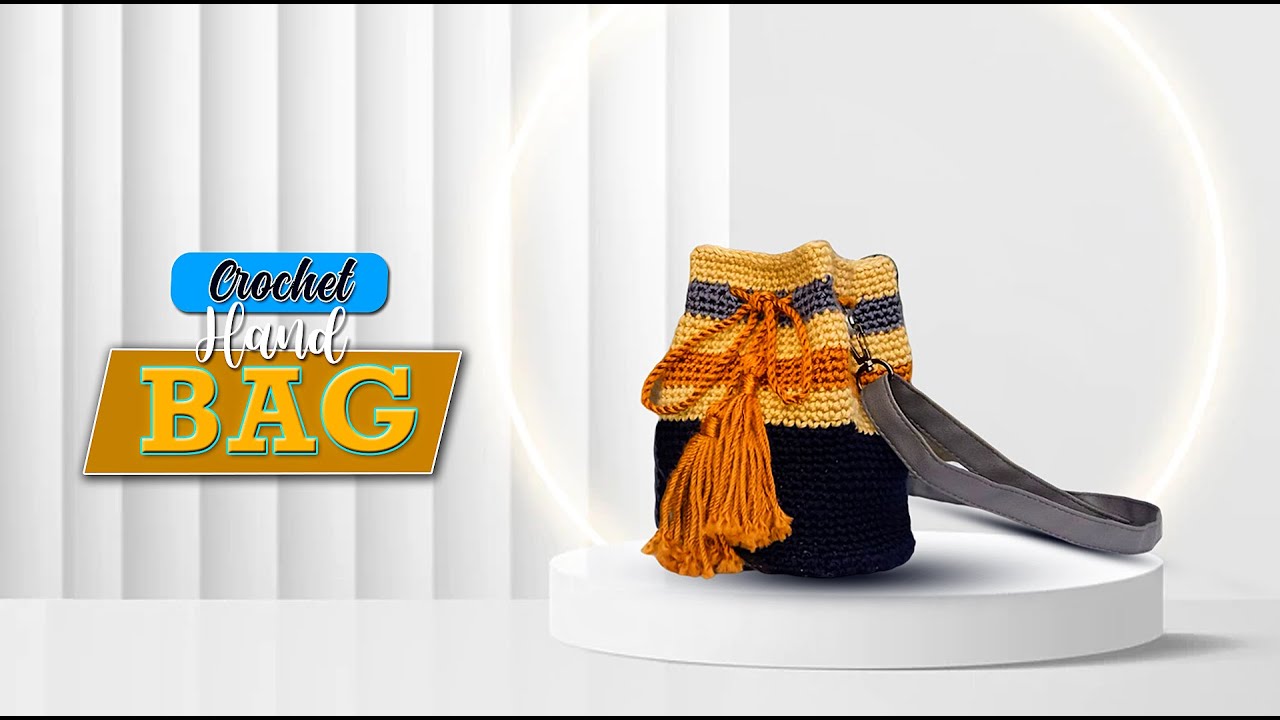 crochet bag tutorial | how to crochet a bag |  کروشیہ