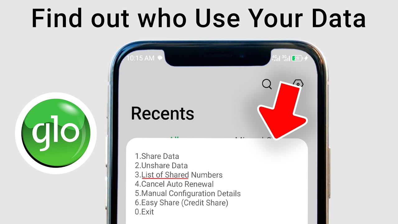 Check Who&rsquo;s Using Your Glo Data?