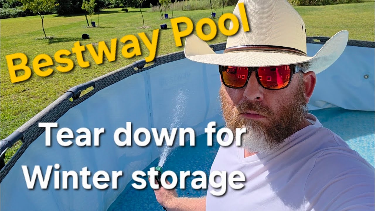 Get my Bestway pool ready for winter storage! Nothing too crazy but there are some steps to follow.