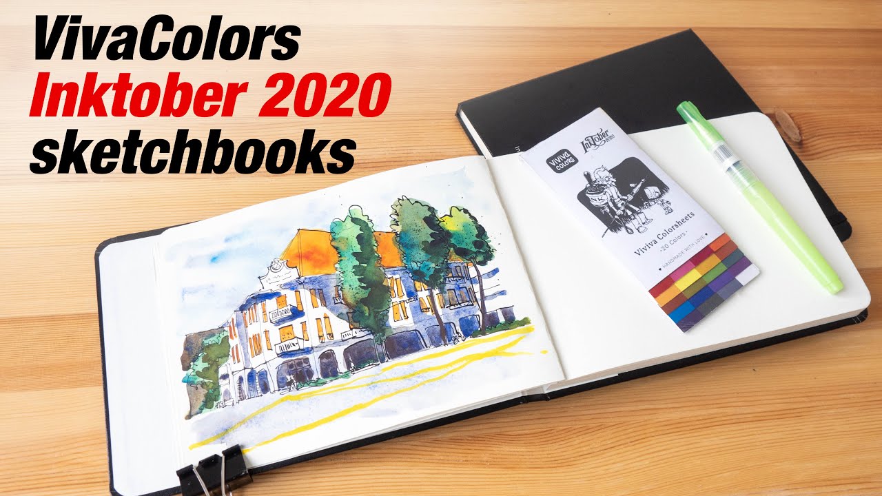 VivivaColors Inktober 2020 Sketchbooks