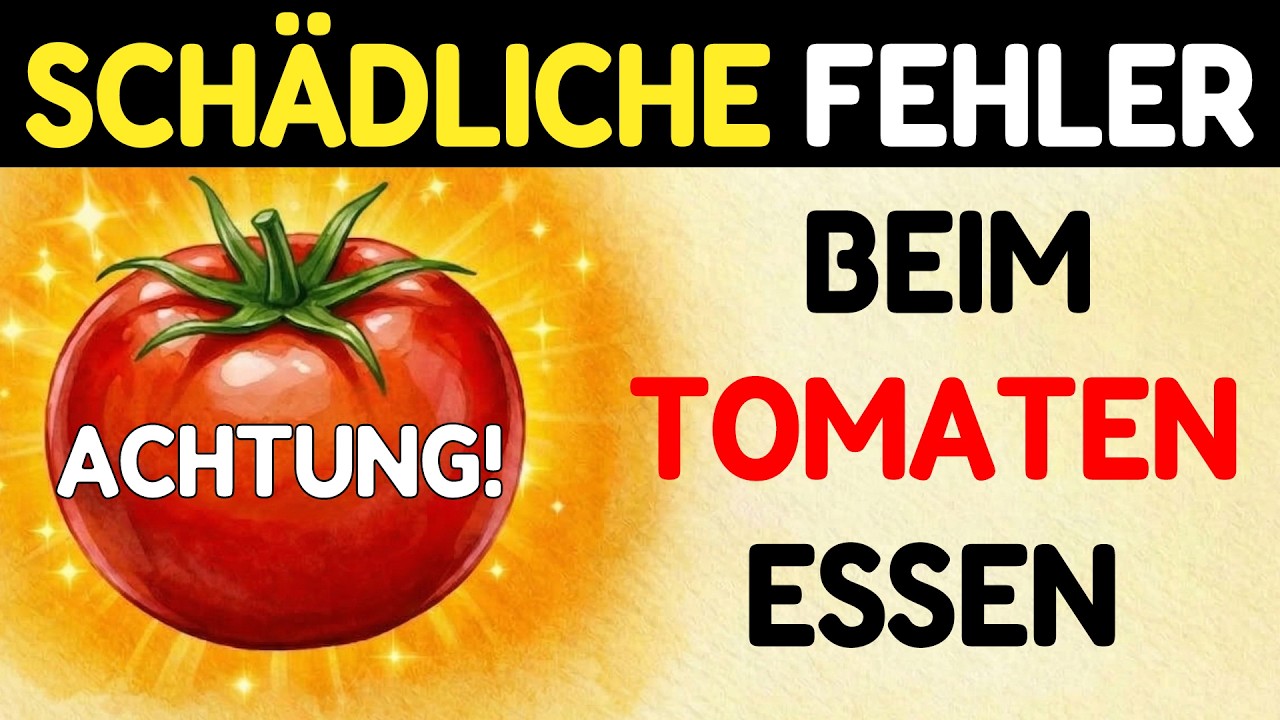Die häufigsten Fehler beim Tomaten essen, die ab 50 schaden