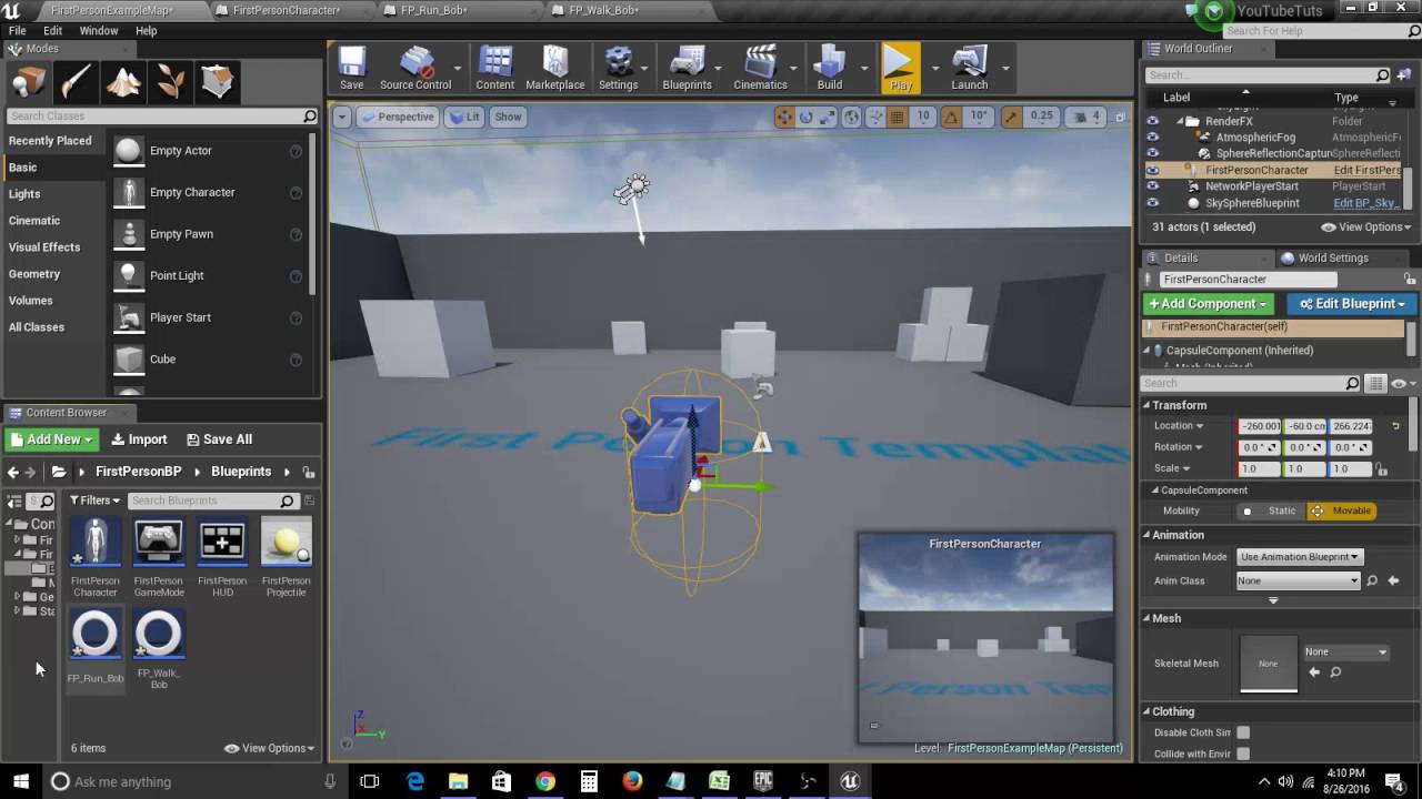 UE4 - Headbobbing