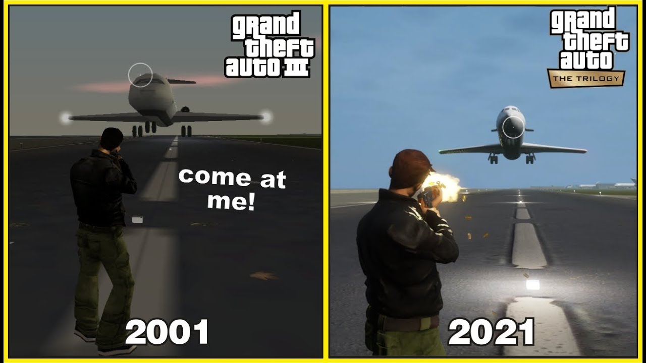 GTA 3: The Definitive Edition Physics & Details Comparison