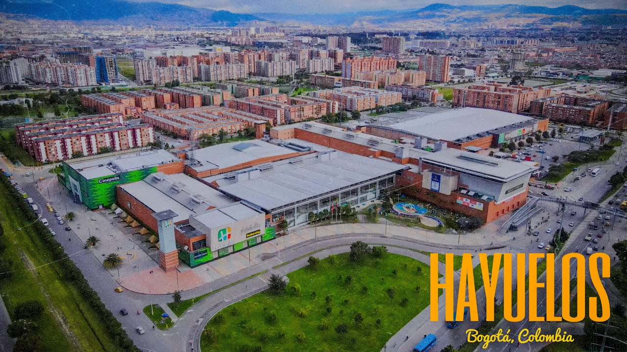 Centro Comercial Hayuelos de Bogotá desde el Cielo: Drone DJI Mavic Air2- 4K