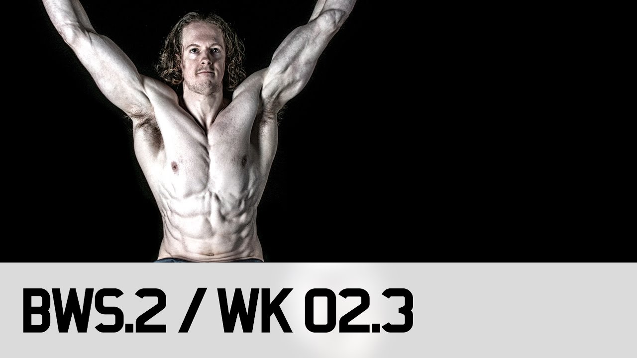 Easy diet for 9.9% Bodyfat / STRONGER! BWS.2 / Week 2 [3/3]