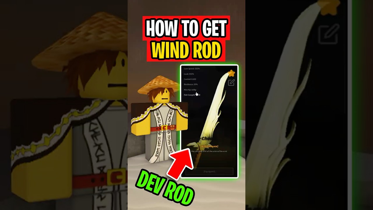 Jak zdobyć WĘDKĘ WIND ELEMENTAL w Fisch