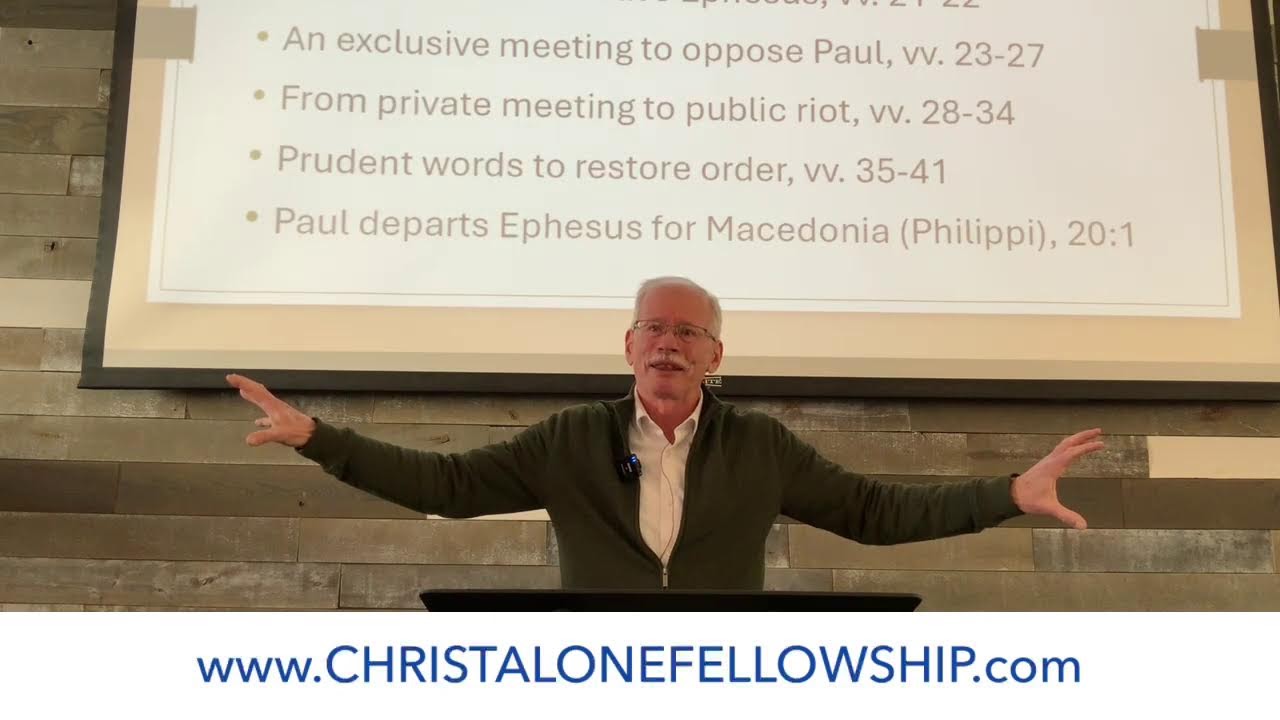 Acts 19:21-41 “Gospel Opposition in Ephesus.”