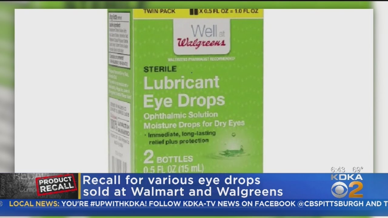 Recall Issued For Eye Drops