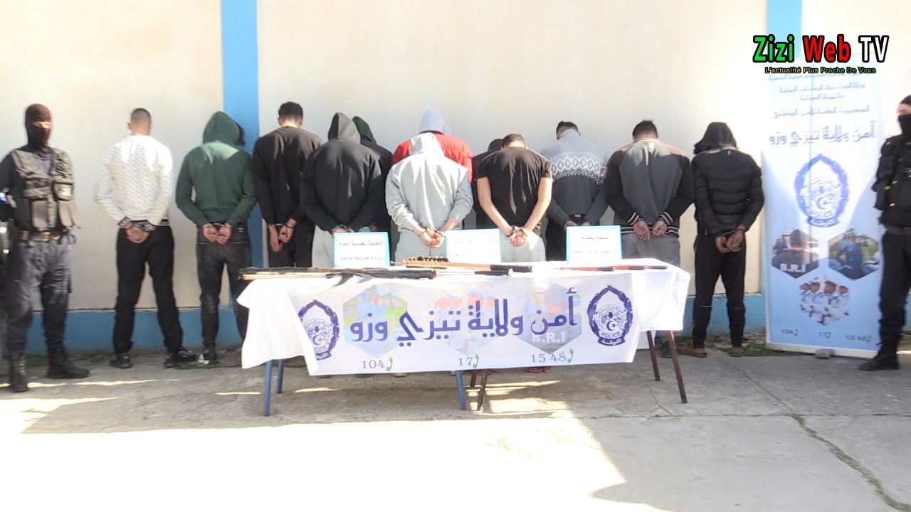 Arrestation De Gangs De Quartiers à Draa Ben Khedda à Tizi-Ouzou … Les Détails …