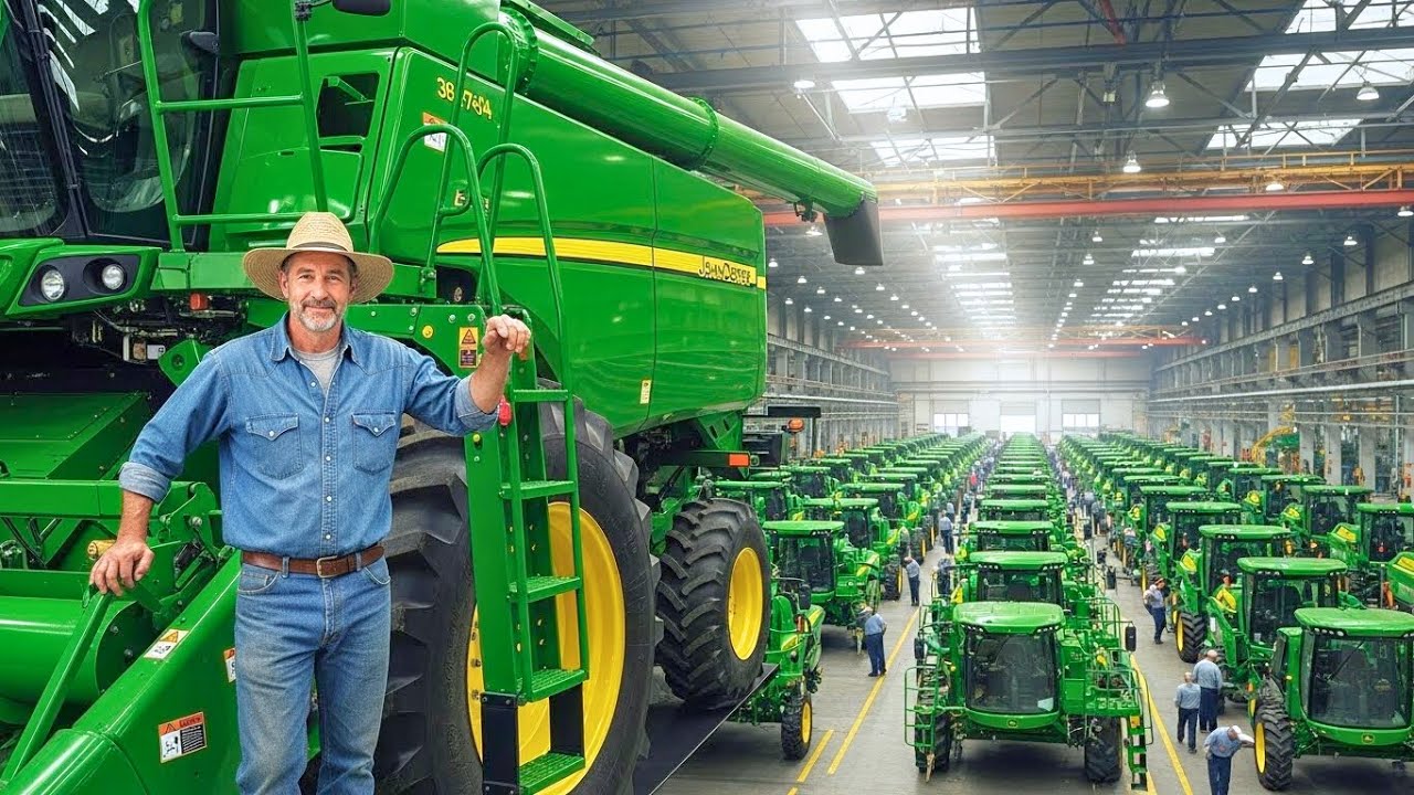 Inside a Massive Rice Harvester Factory | From Scrap Steel to a Billion-Dollar Industry Full Process