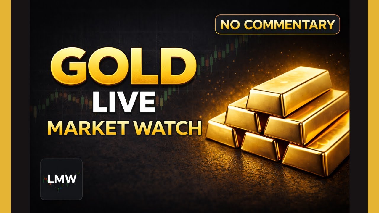 GOLD Live Market Watch | (7 HOURS) | Real-Time Price Action | No Commentary