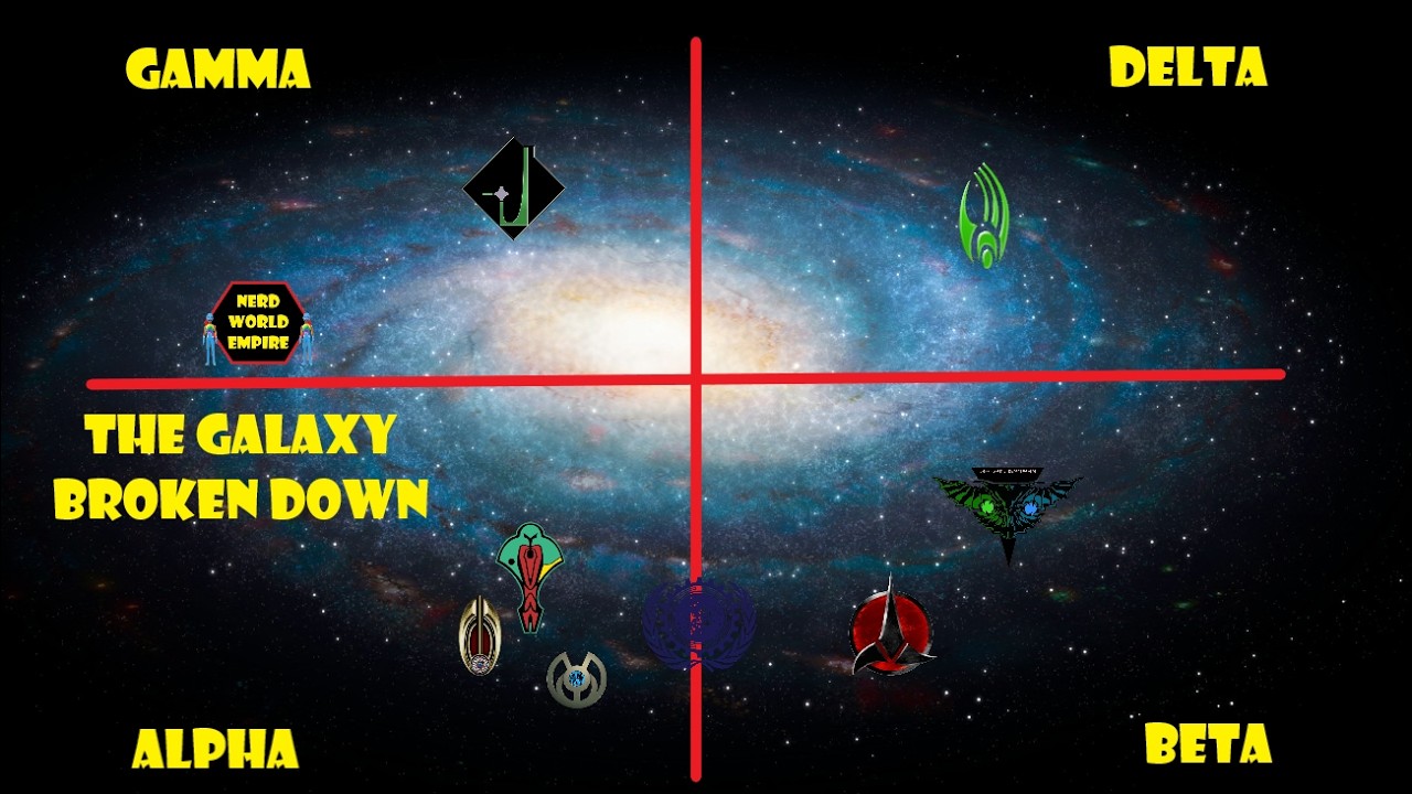 Star Trek Galaxy Map Explained