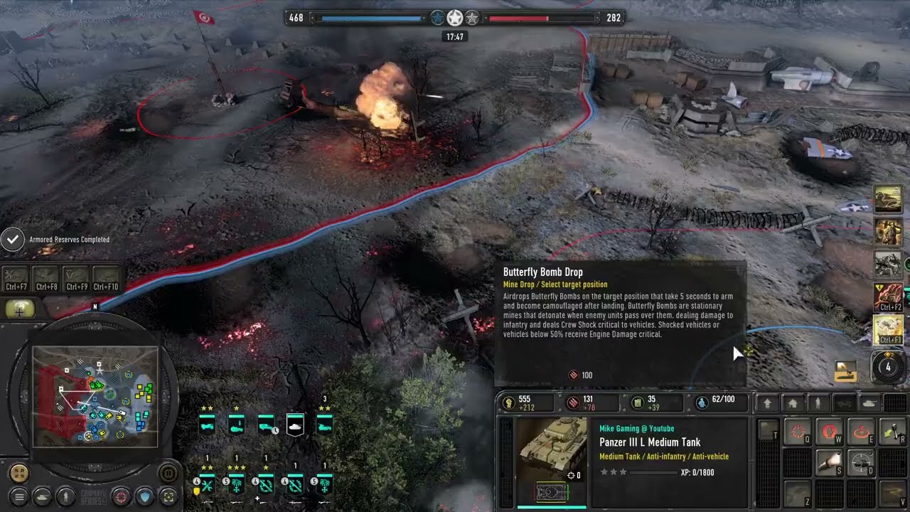 COH 3, Co-Op VS AI - Playing one handed is tough because of my hand injury
