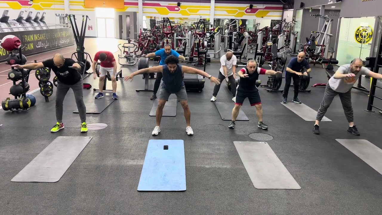 تمرين شامل للجسم كله ( حرق سعرات حرارية نار 🔥 )