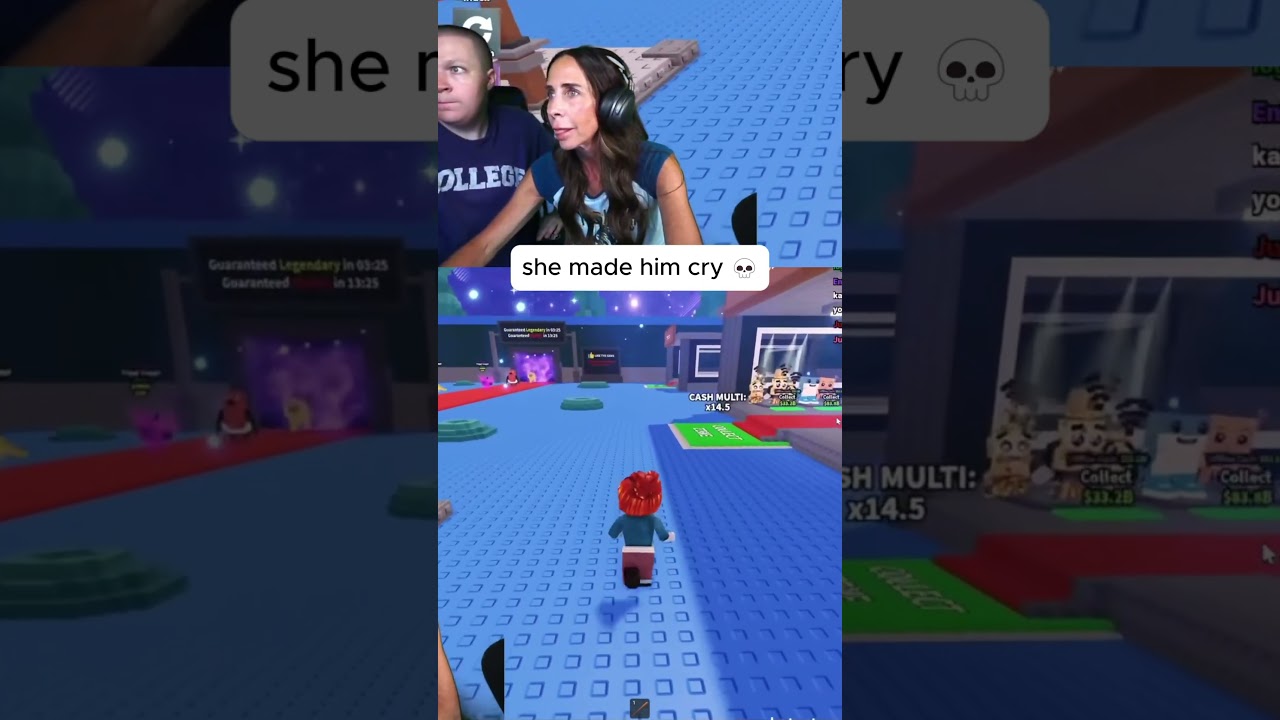 she literally made him cry 💀