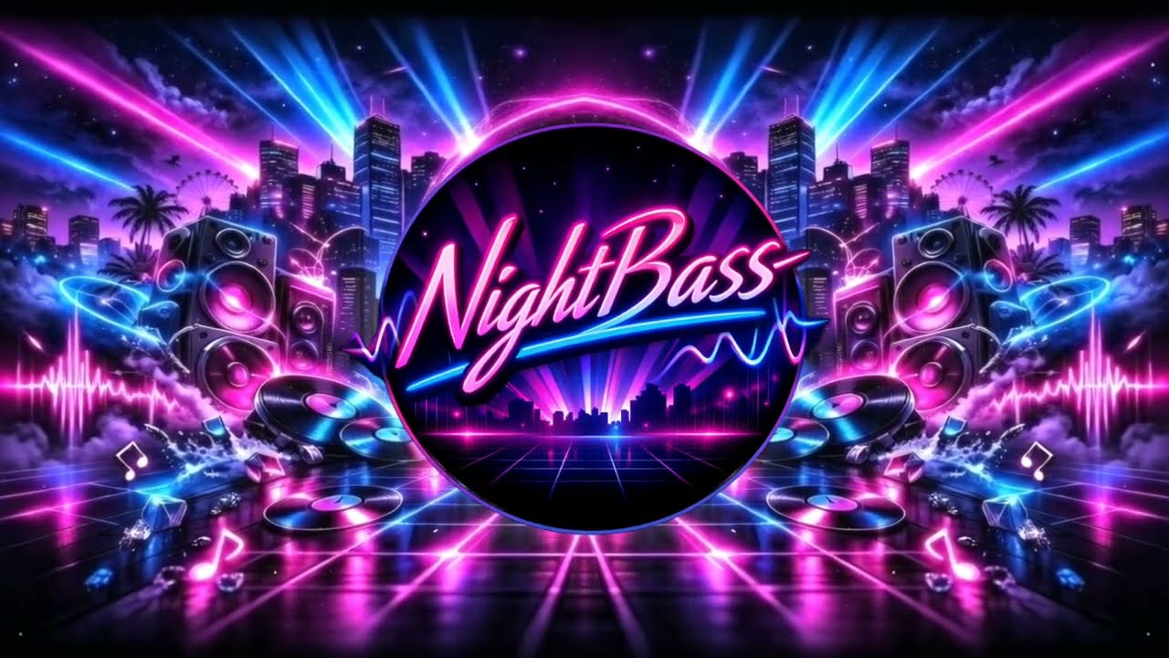 NightBass Factory - 🎵 Neon Thunder ⚡ | Aggressive Bass EDM / Night Drive 130 BPM 🚗💥