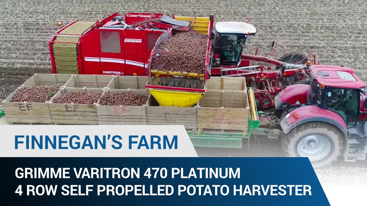 Finnegan’s Farm - Grimme Varitron 470 Platinum - 4 Row - Self Propelled Potato Harvester