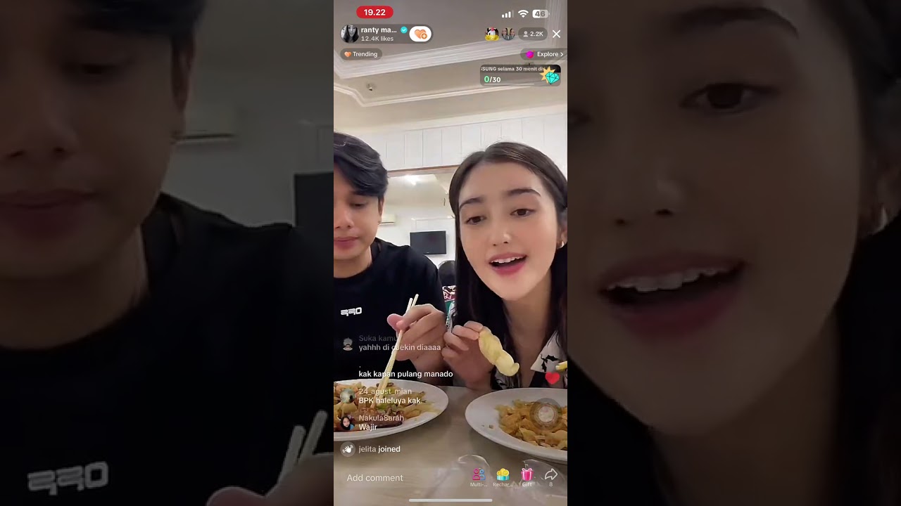 LIVE TIK TOK TYTY & KA RAYN KULINERAN MEDAN 10 NOVEMBER 2023