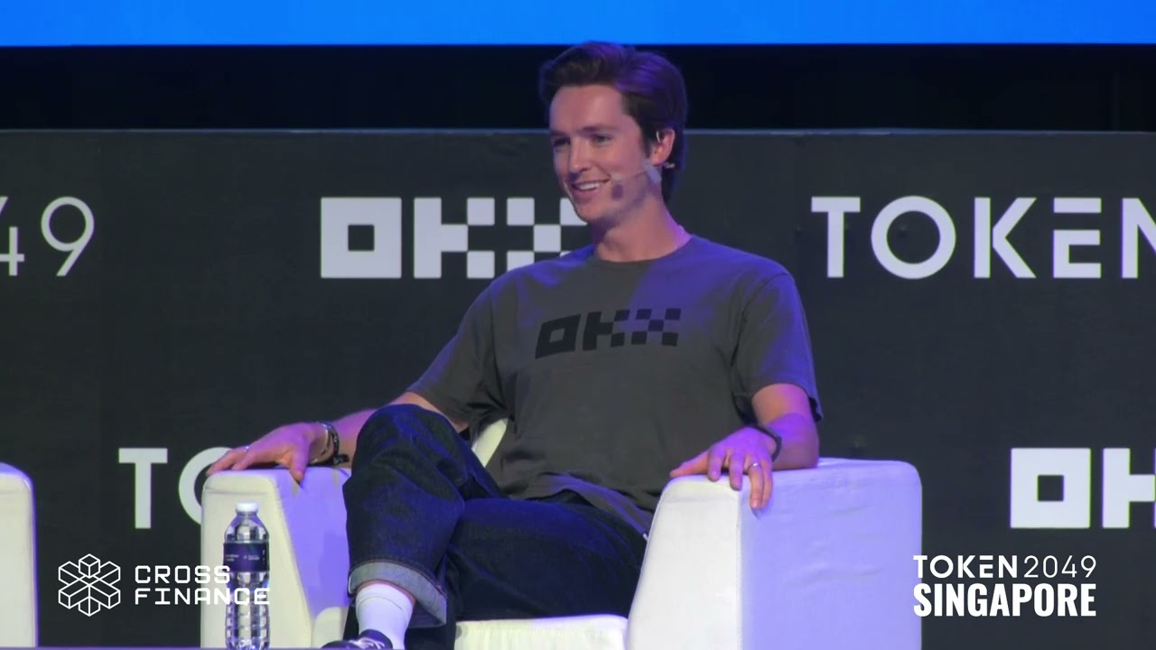 Daniel Ricciardo, Scotty James and OKX CMO Haider Rafique's Fireside Chat at Token 2049