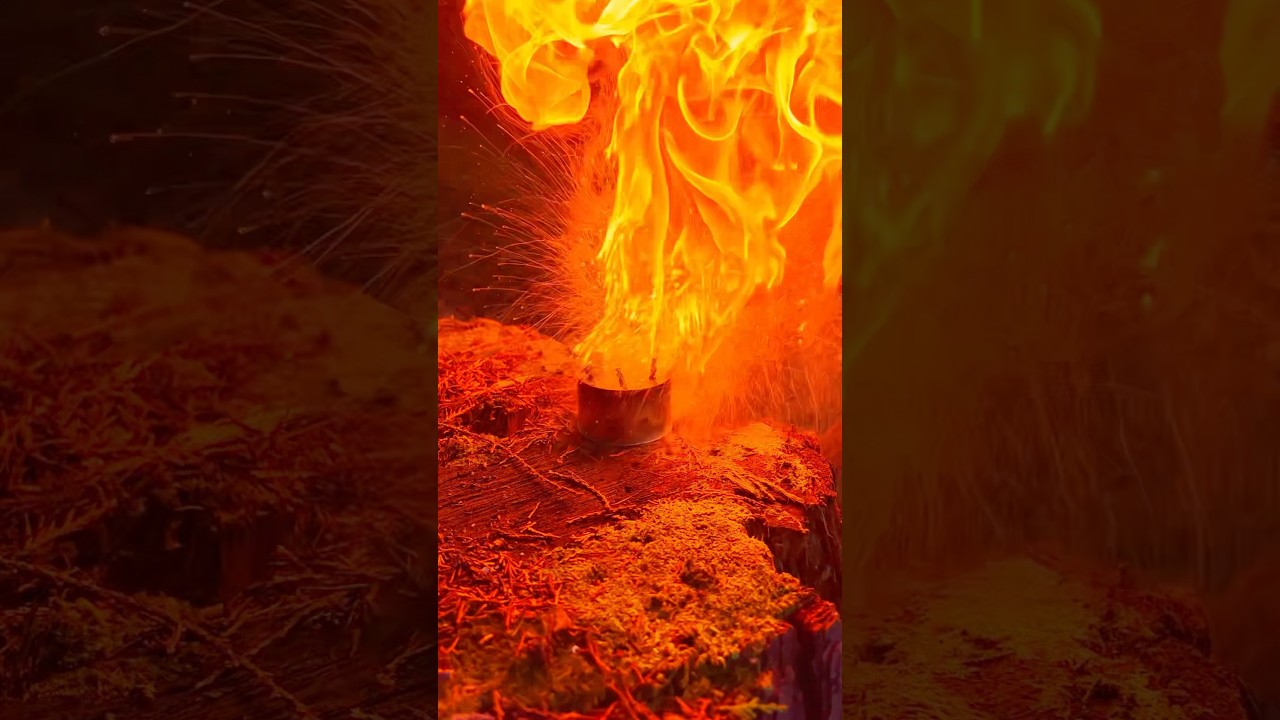 Survival Hack: Make a Super Wax Candle Stove (Gone Wrong) #survival #camping #bushcraft #lifehacks
