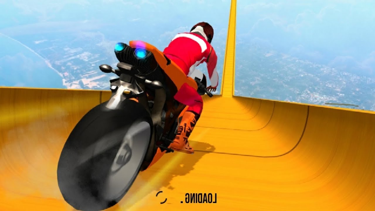 Impossible Mega Ramp Bike Stunt #Dirt MotorCycle Race Game #Bike Games To Play #3D Games For Android