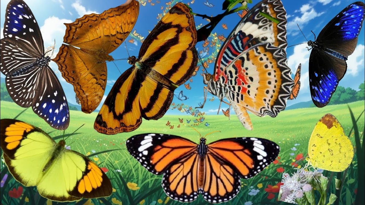 🔥 10 of the World's Most Beautiful Butterfly Species – Vibrant Colors Amidst Nature 🌈🦋