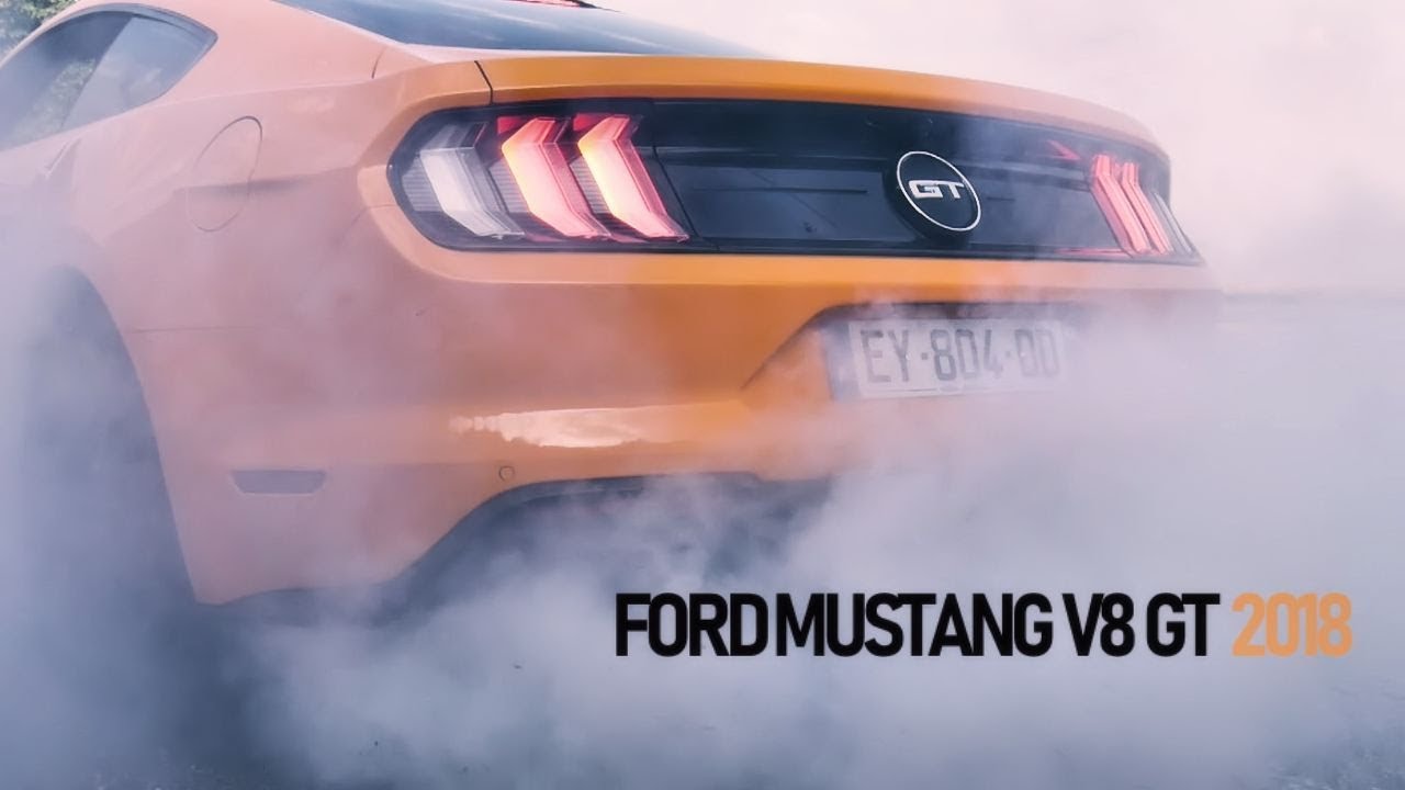 Essai . FORD MUSTANG V8 5l GT 2018 plus MODE DRAG !!