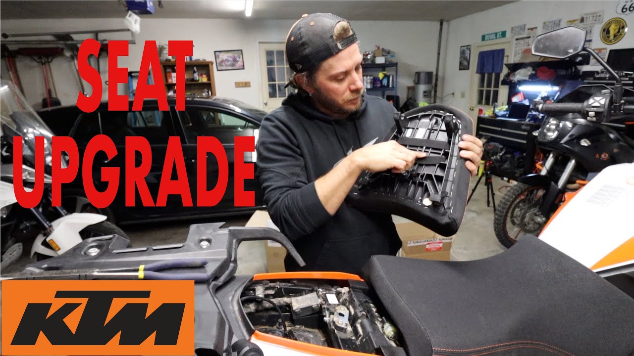 KTM ERGO SEAT INSTALL & FIRST THOUGHTS WITH 2 WHEELED RIDER | KTM 1290 SAR