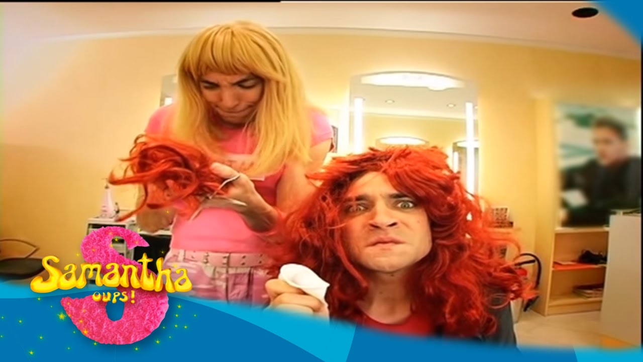 Samantha Oups ! Samantha se recoiffe au salon de coiffure