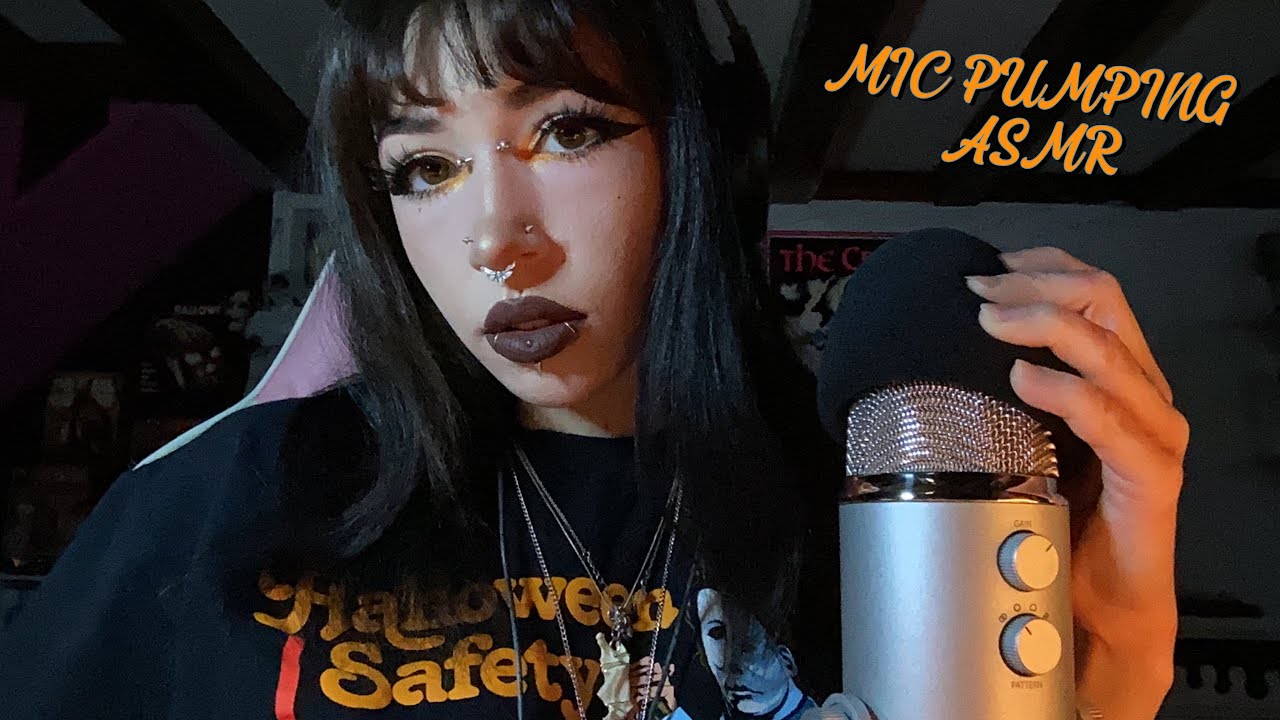 Mic Pumping ASMR | Mic Cover Swirling, Rambling, Whispering