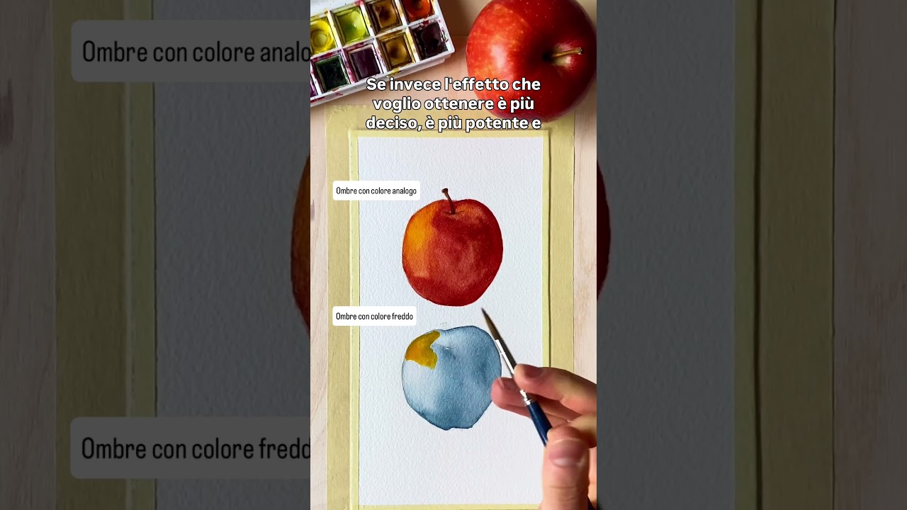 Usi ancora il NERO per fare le OMBRE? Prova questo!🎨 #art #arte #artista #pittura #corsodipittura