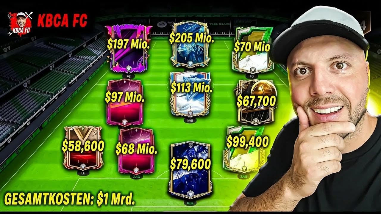 Habe mein Traumteam mit 1 Milliarde Coins in FC MOBILE 25 gebaut!