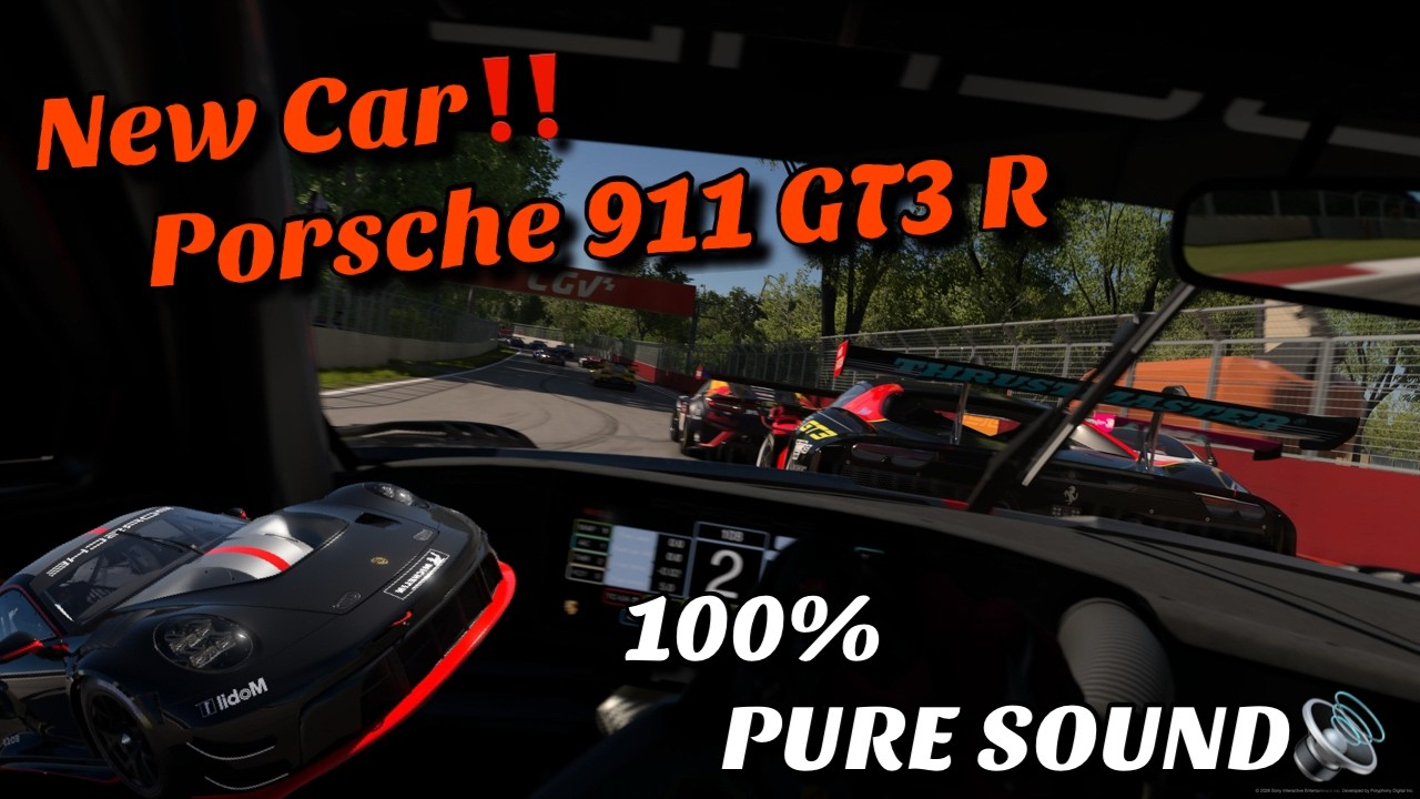 【GT7】Porsche 911 GT3 R Pure Sound！🔊【POV】
