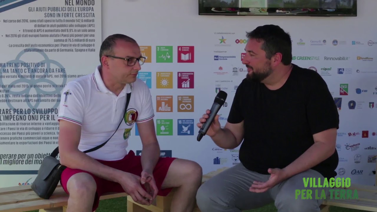 Mario Rondelli FIGEST al Villaggio per la Terra 2018