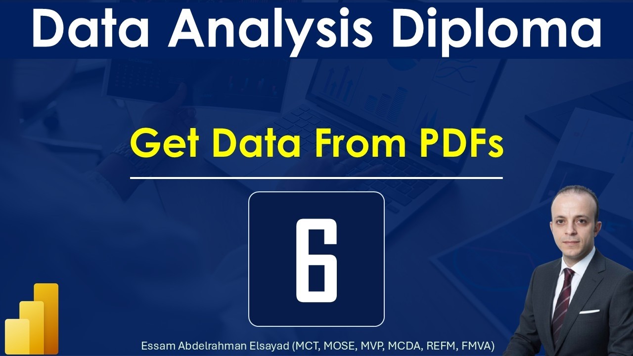 Get Data From PDFs | Eps-6 | Microsoft Power BI Data Analysis Diploma