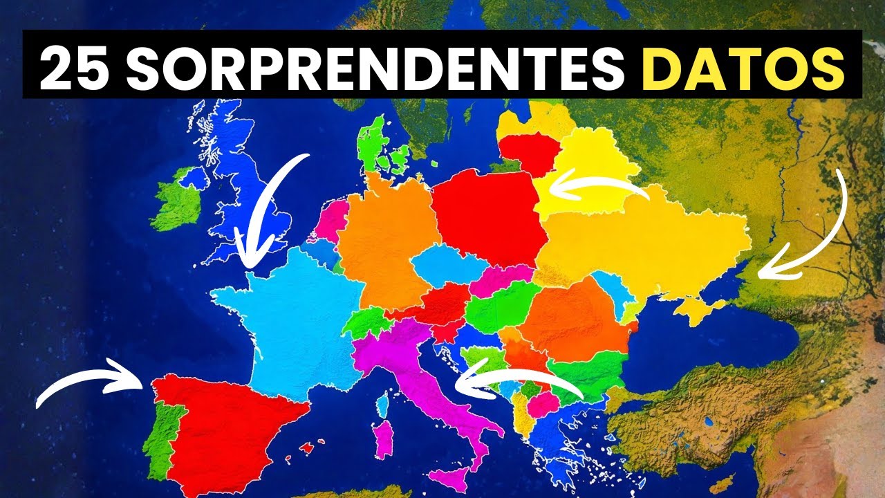 50 Datos ASOMBROSOS Sobre la Geografía de EUROPA