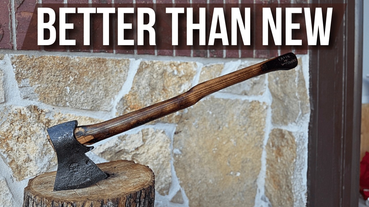 Resurrecting a Lost Scandinavian Heirloom (Full Axe Restoration using Most Popular Handle)