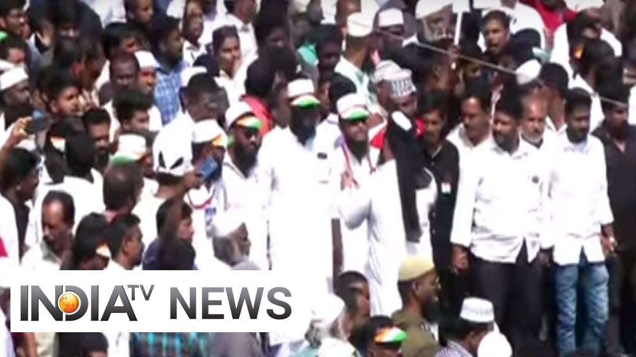 Protesters carry out anti-CAA march in Chennai