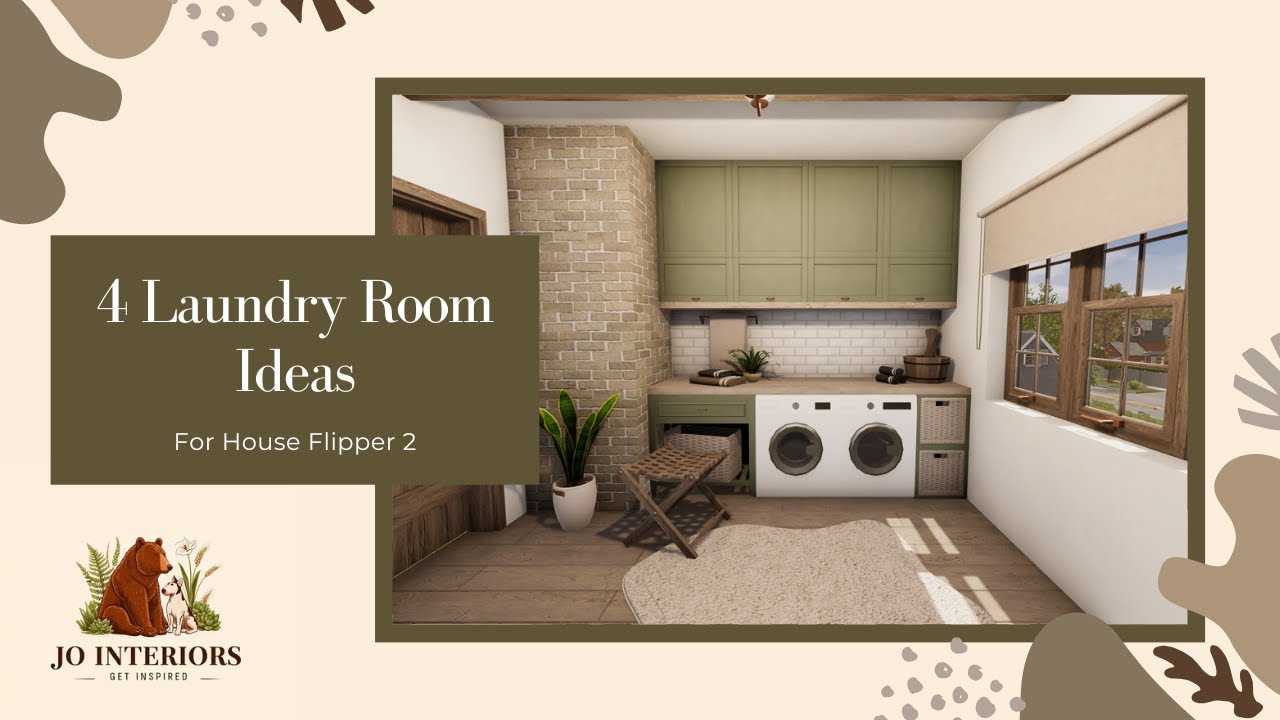 House Flipper 2 - 4 Laundry Room Ideas
