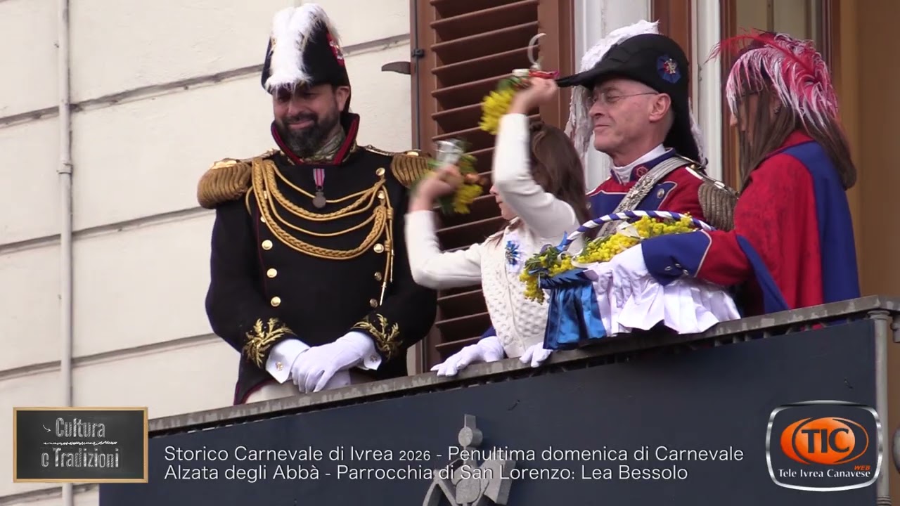 Storico Carnevale di Ivrea - Alzata Abbà domenica 8 febbraio 2026
