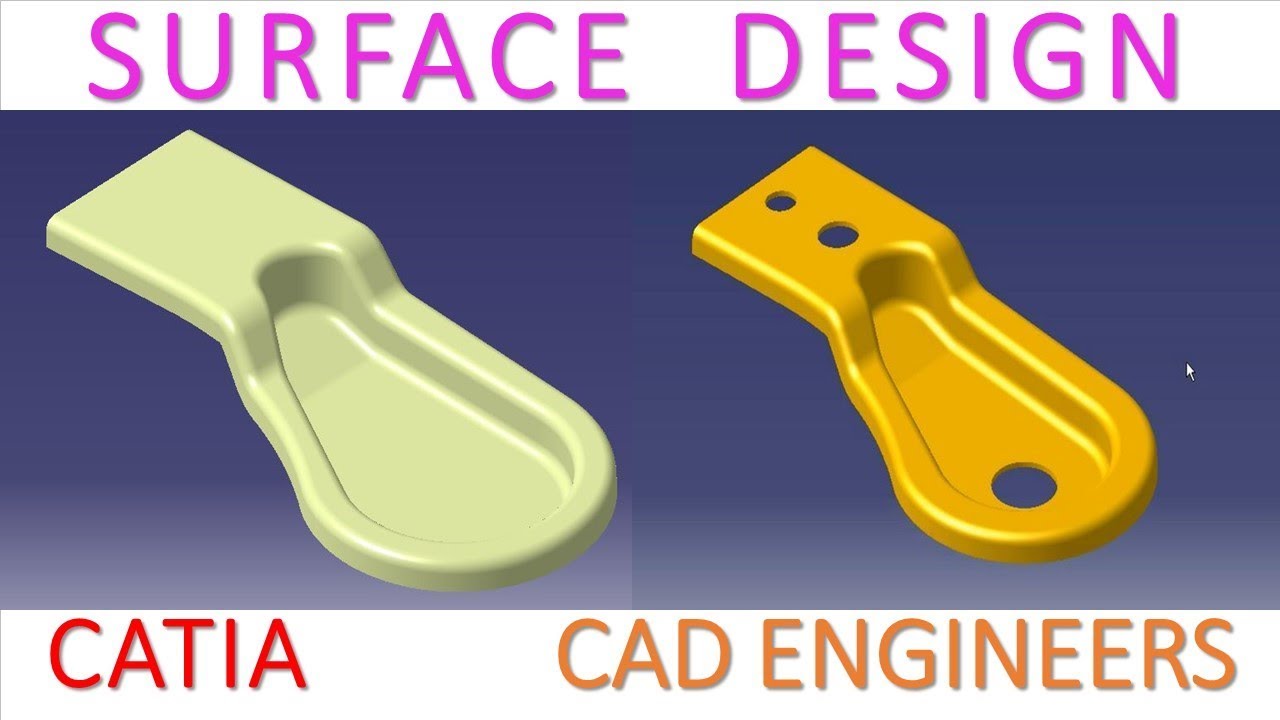 39. Surface Design in Catia V5.