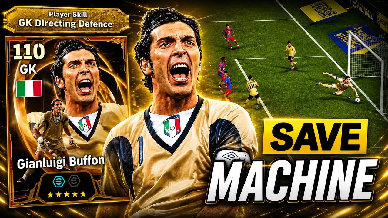 NEW BUFFON 110 is GOAT GK🐐 BY FAR- GAMEPLAY REVIEW eFootball 2026 | Buffon eFootball 2026