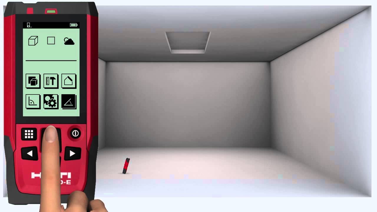 HOW TO perform vertical indirect measurements with the PD-E laser range measurer